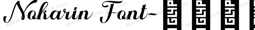 Nokarin Font字体转换